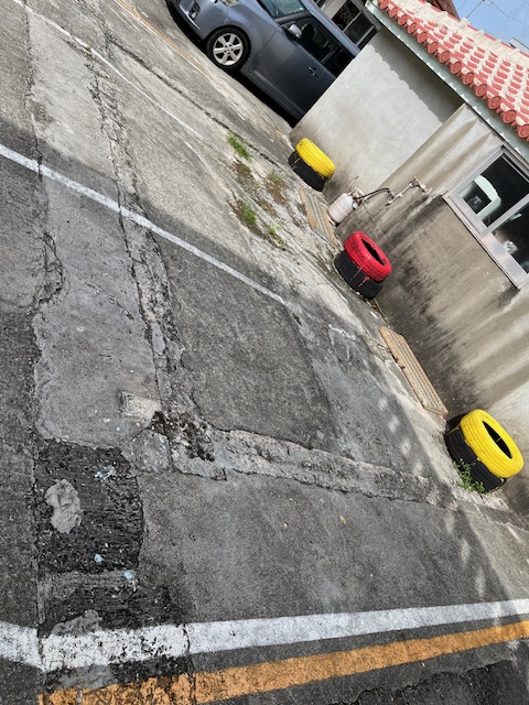 釣り堀南山の、後ろの駐車場の画像