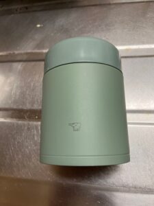 象印スープジャー緑の画像
